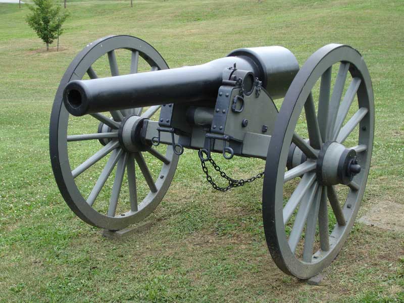 Un Parrot de 20 libras, fotorafiado en el Parque Nacional de Gettysburg.